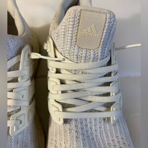Adidas Cream Knit Sneakers